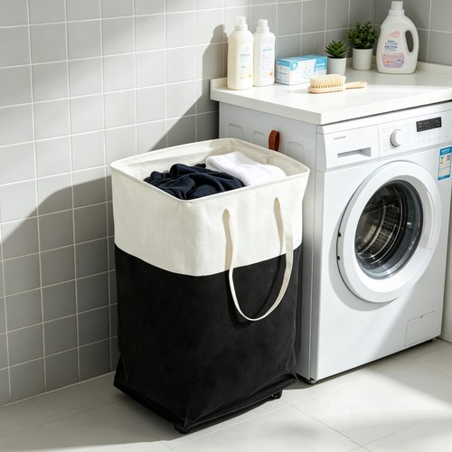 75l foldable laundry hamper - 75l,