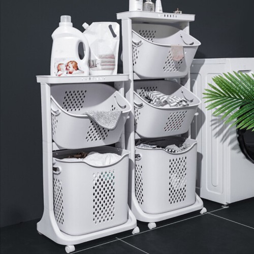 Rolling laundry sorter cart - rolling,