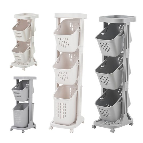 Basket wheel bin laundry - 2/3,