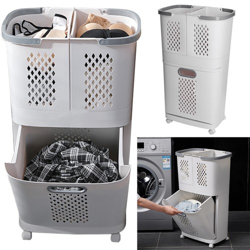 Large laundry sorter cart - large,