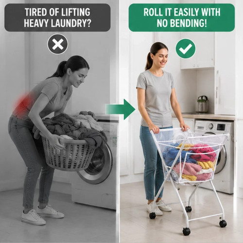 Bend laundry trolley - no,