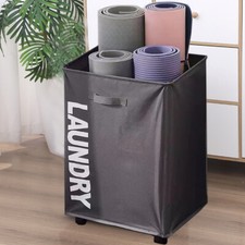 Laundry Basket Slim On Rolling