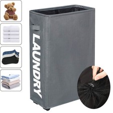 45L Laundry Basket Rolling