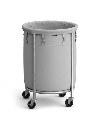 Laundry basket wheels - laundry, round