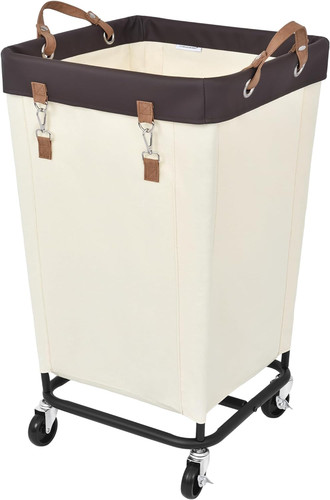 Laundry basket with wheels - basket,