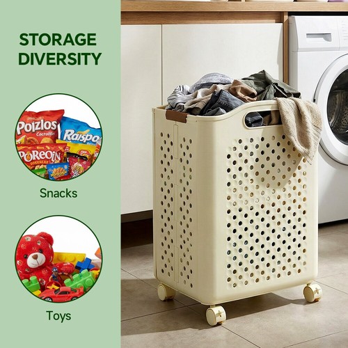 Foldable laundry basket with - laundry,