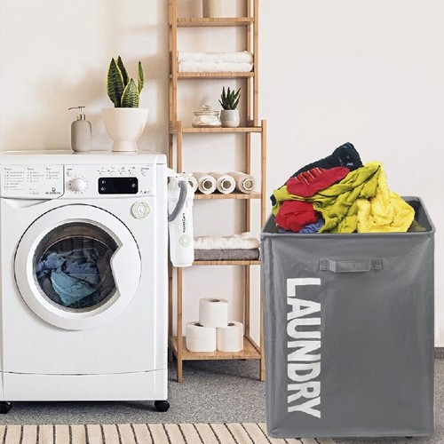 Collapsible laundry basket - collapsible, on