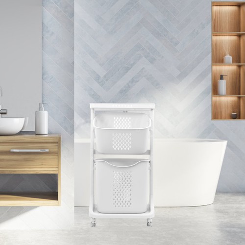 Rolling laundry sorter cart - sorter,