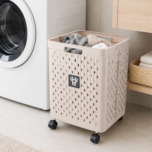 Foldable plastic laundry - plastic,
