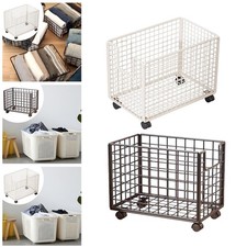 Wire Laundry Hamper Cart