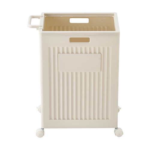 Rolling laundry basket - rolling, on