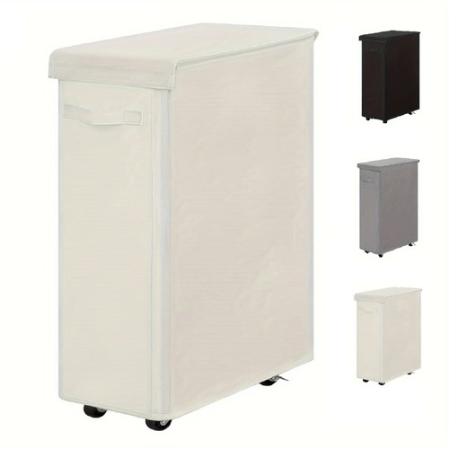 Laundry basket with wheels - with, and