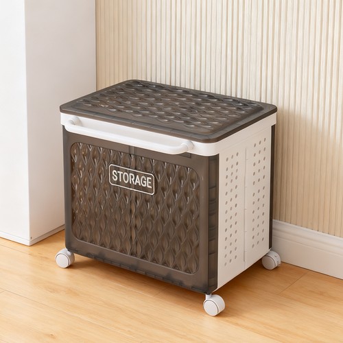 Foldable mobile laundry - mobile, hamper