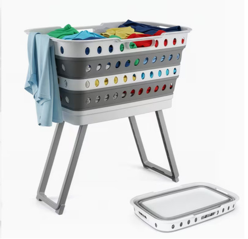 Large foldable laundry basket - foldable,
