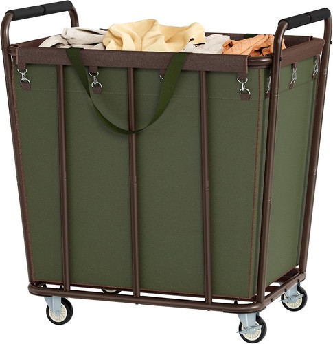 Large laundry cart with - large,