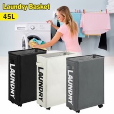 45L Laundry Basket Slim On