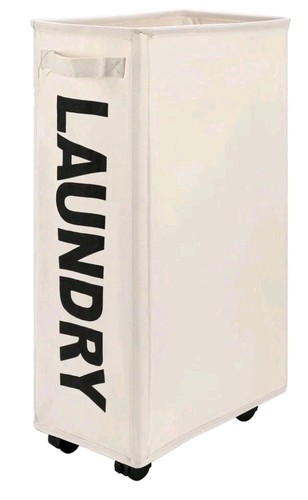 Collapsable laundry basket - laundry, on